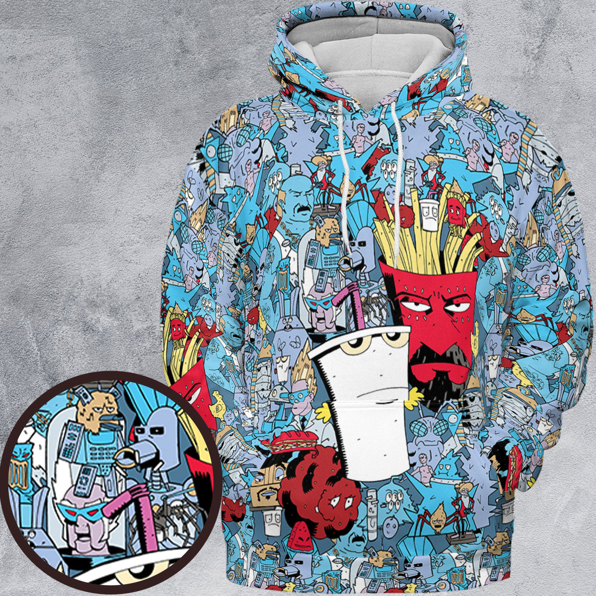 All-over Print Hoodie - P9XKDSK9