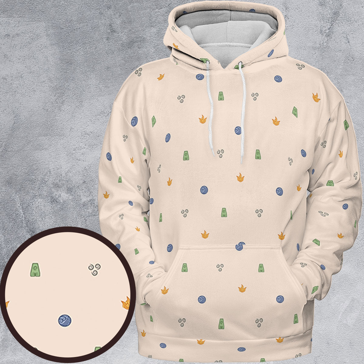 All-over Print Hoodie - E99H4XGB