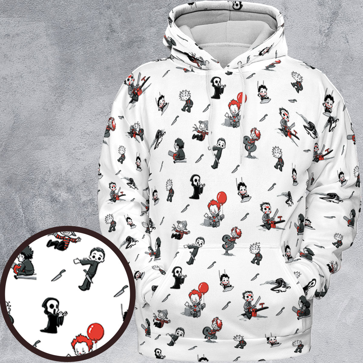 All-over Print Hoodie - 5NMJZSEP
