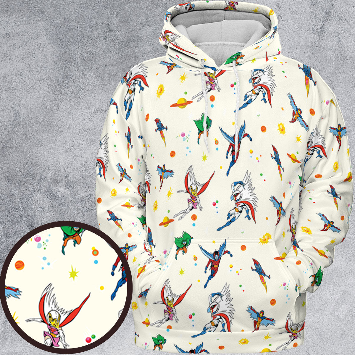 All-over Print Hoodie - Q2DHZGL5