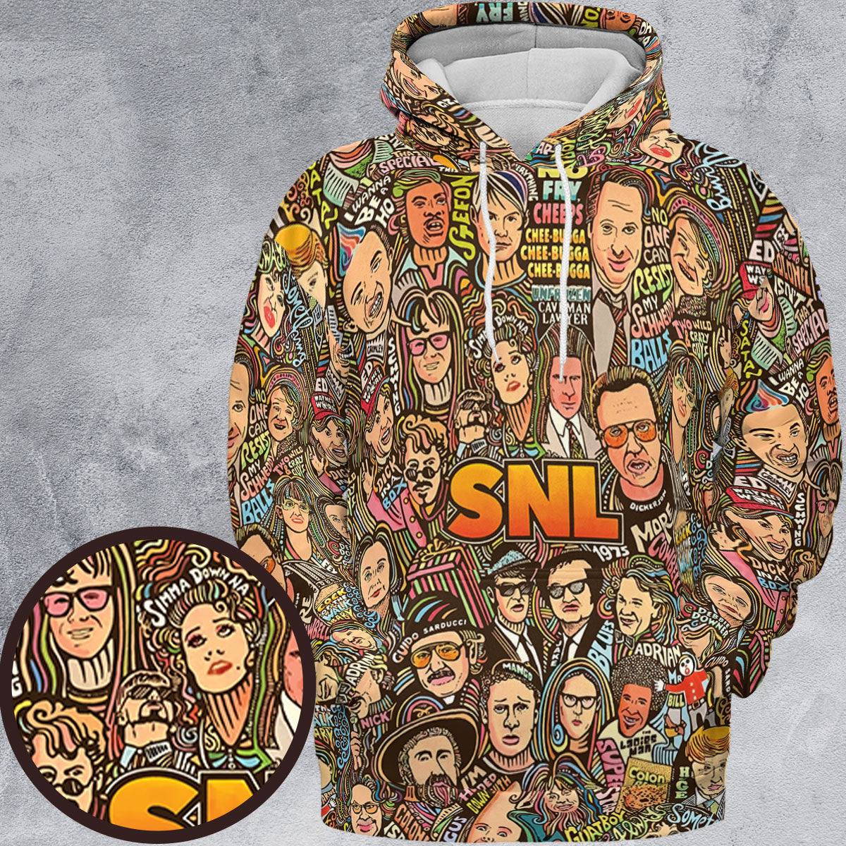 All-over Print Hoodie - U47B6EGQ