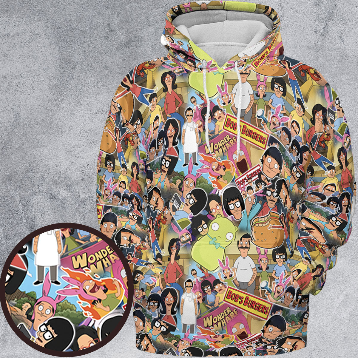 All-over Print Hoodie - 4XZXMFU7