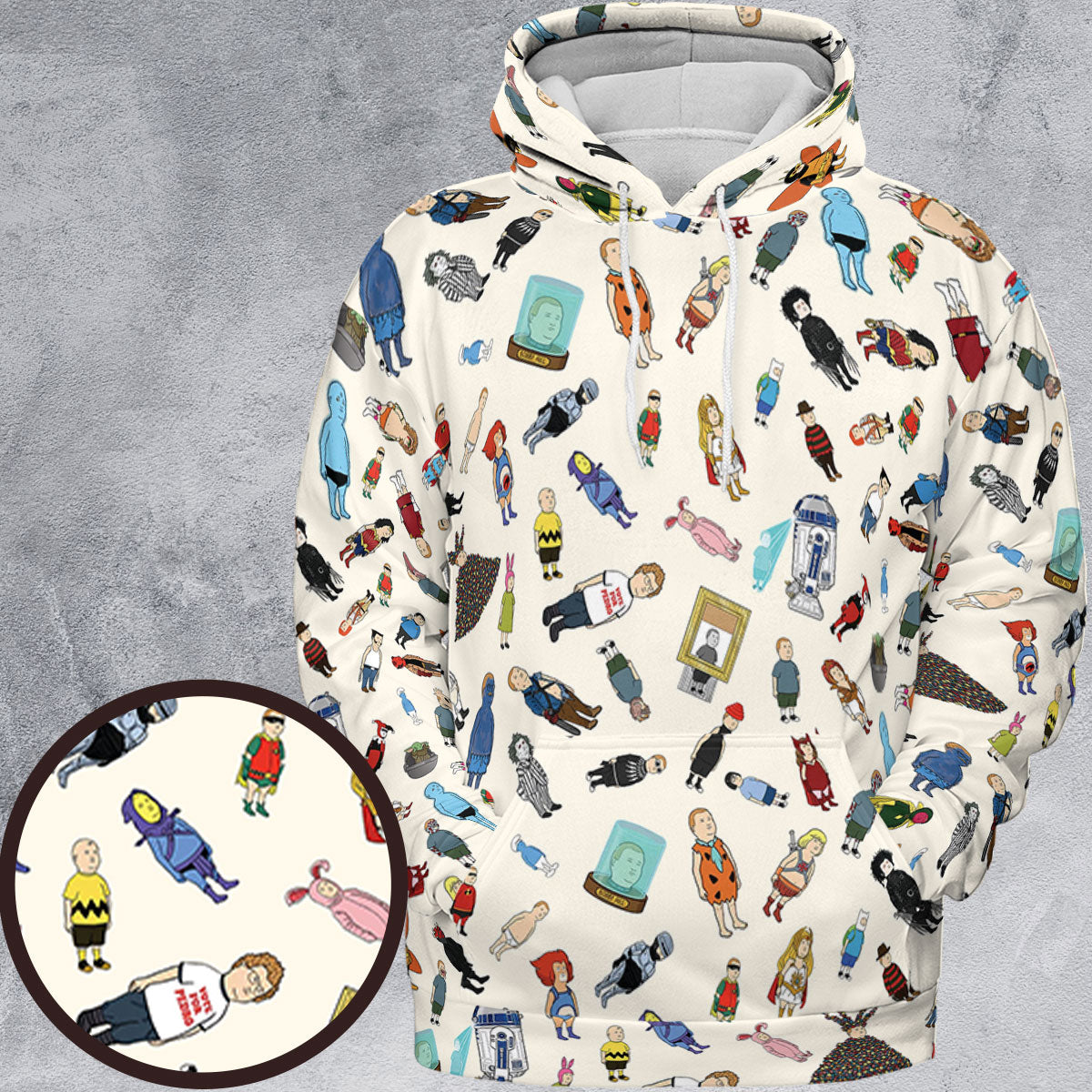All-over Print Hoodie - 13GE85PF