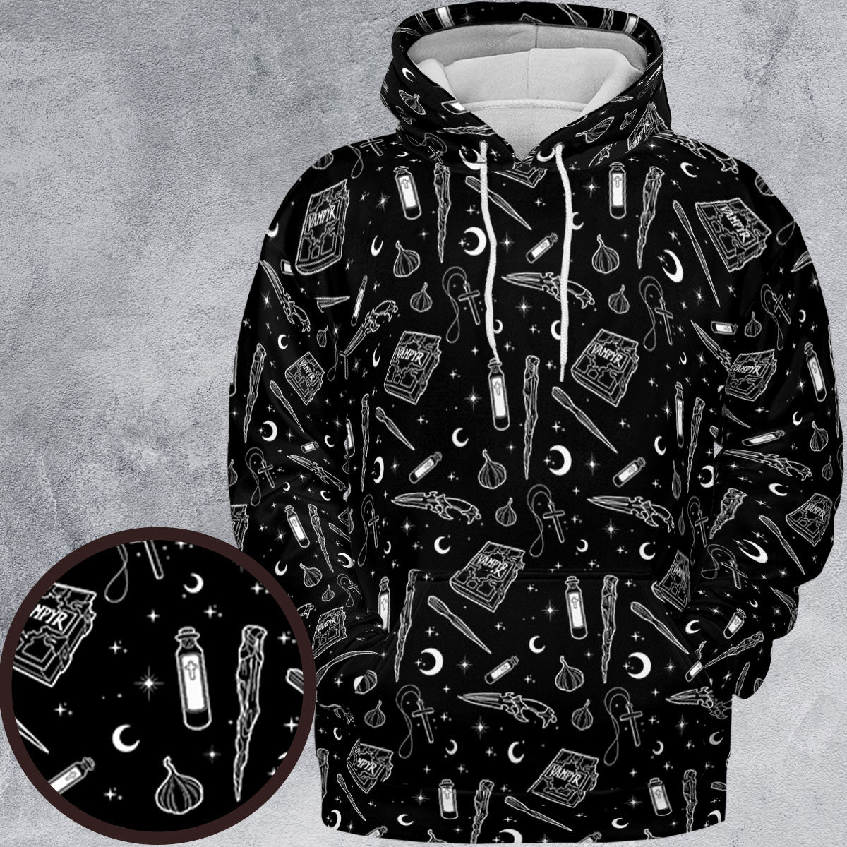 All-over Print Hoodie - HUAZYUU2
