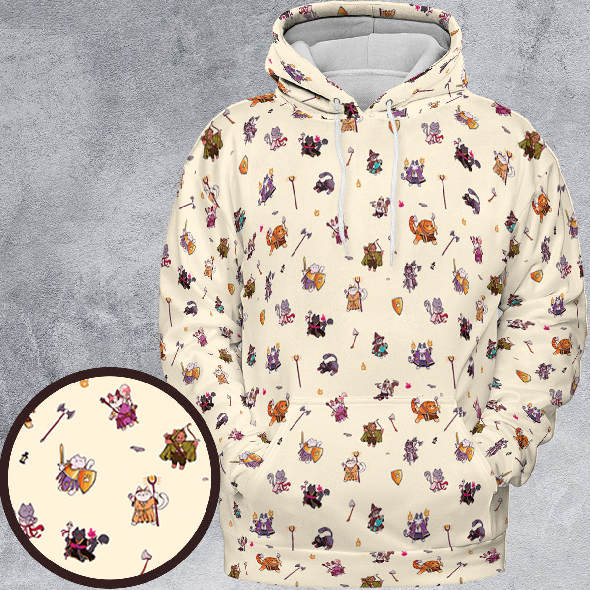 All-over Print Hoodie - ZB22MUV9
