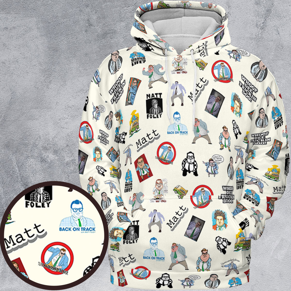 All-over Print Hoodie - MPZ542DH