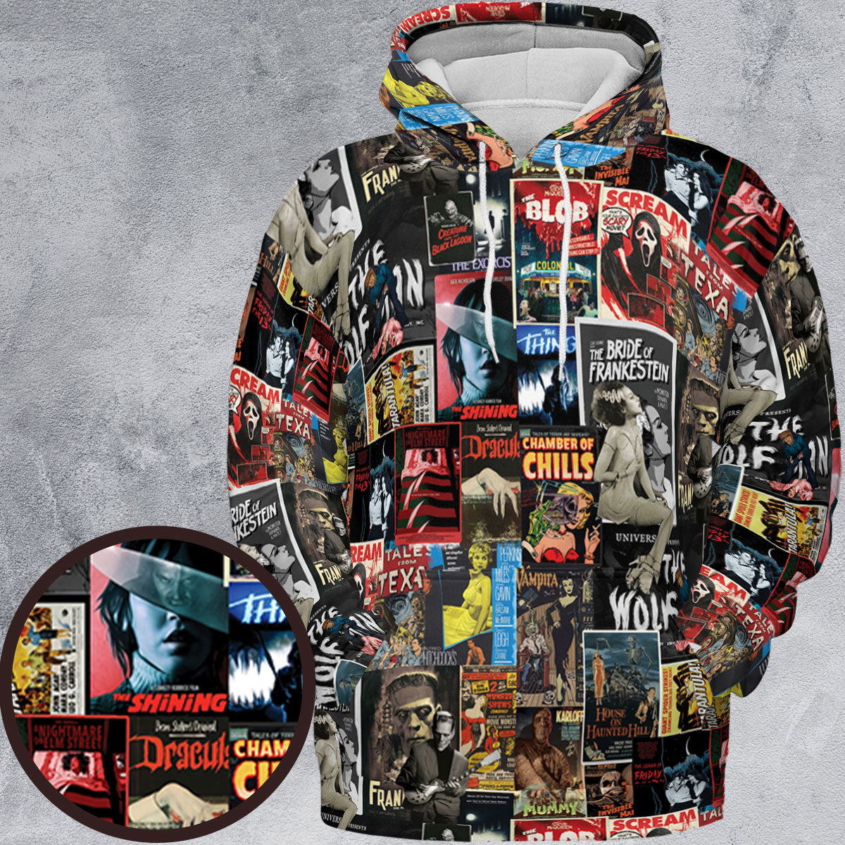 All-over Print Hoodie - QXY8V5JJ