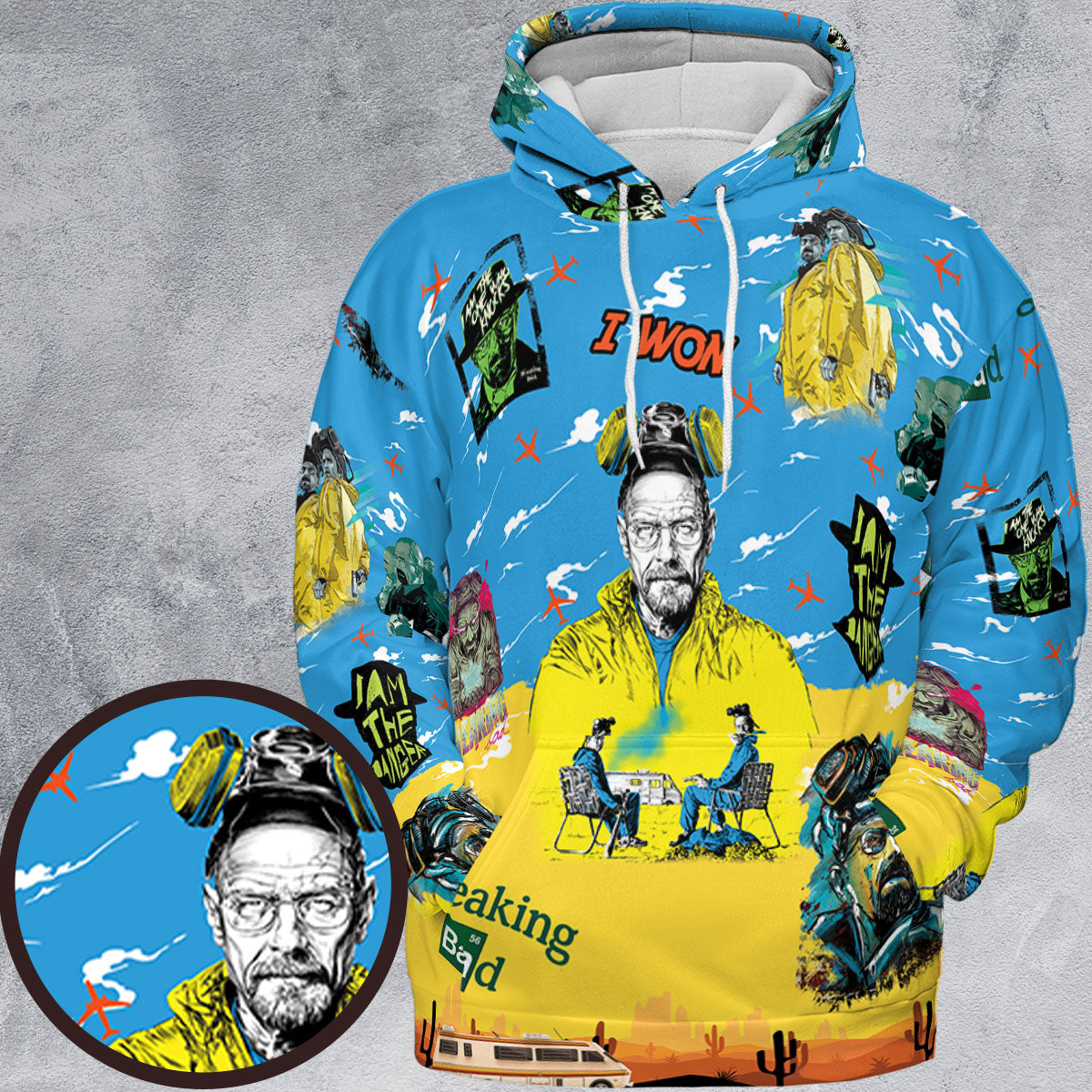 All-over Print Hoodie - EWX84C3M