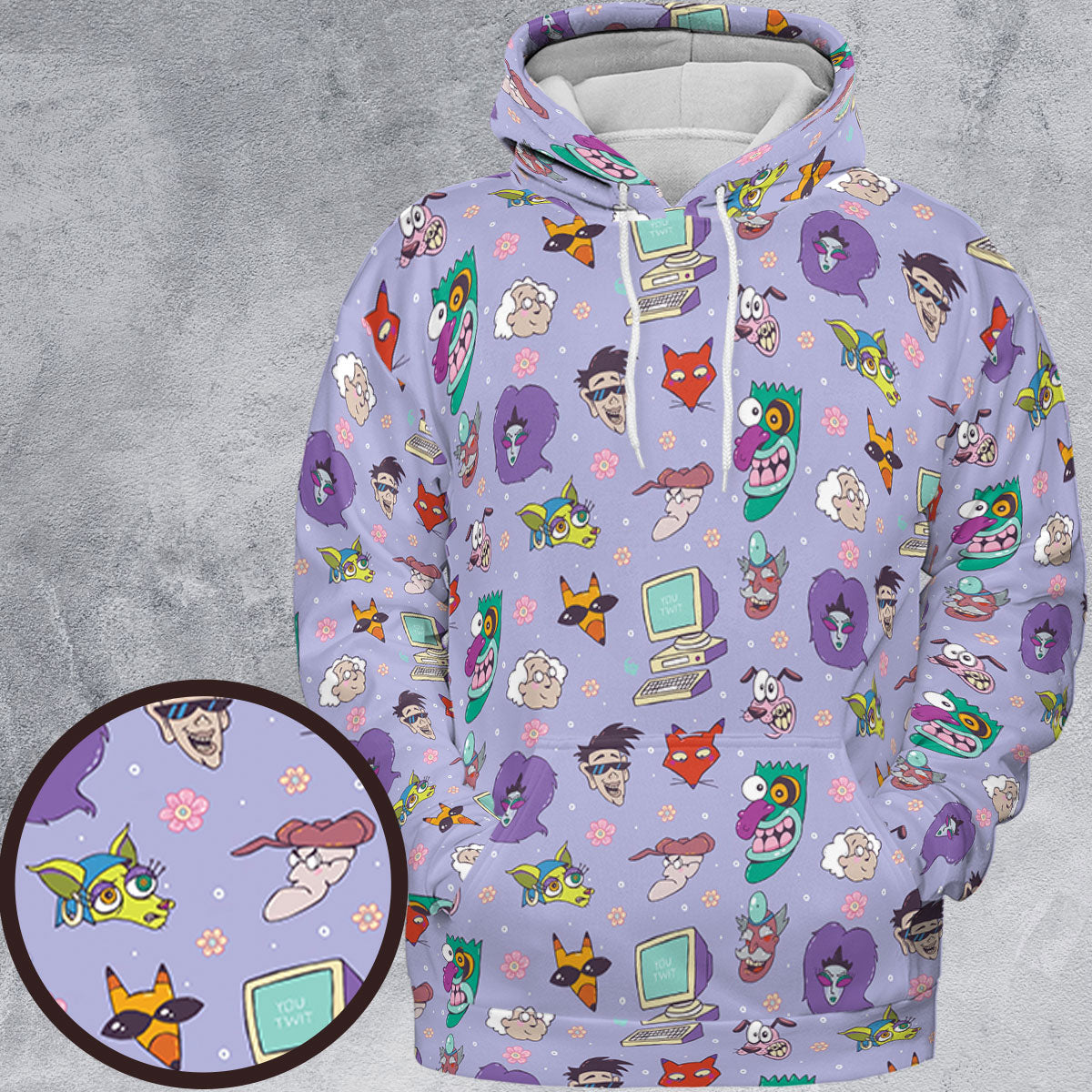 All-over Print Hoodie - MN6UNZT1