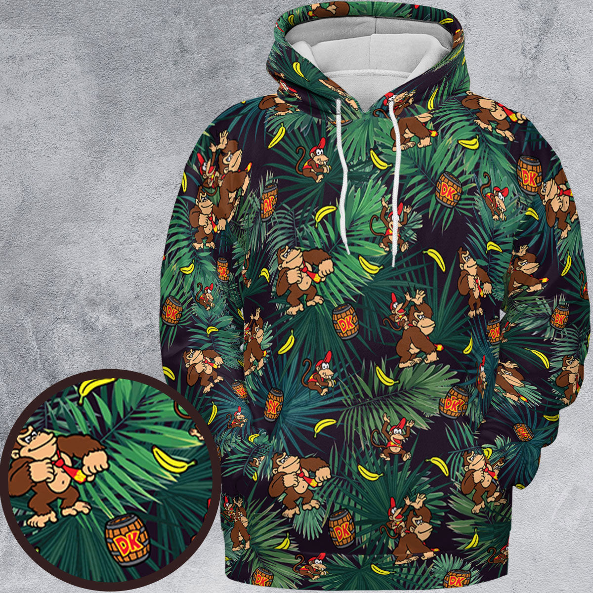 All-over Print Hoodie - X7Y2Z2JS