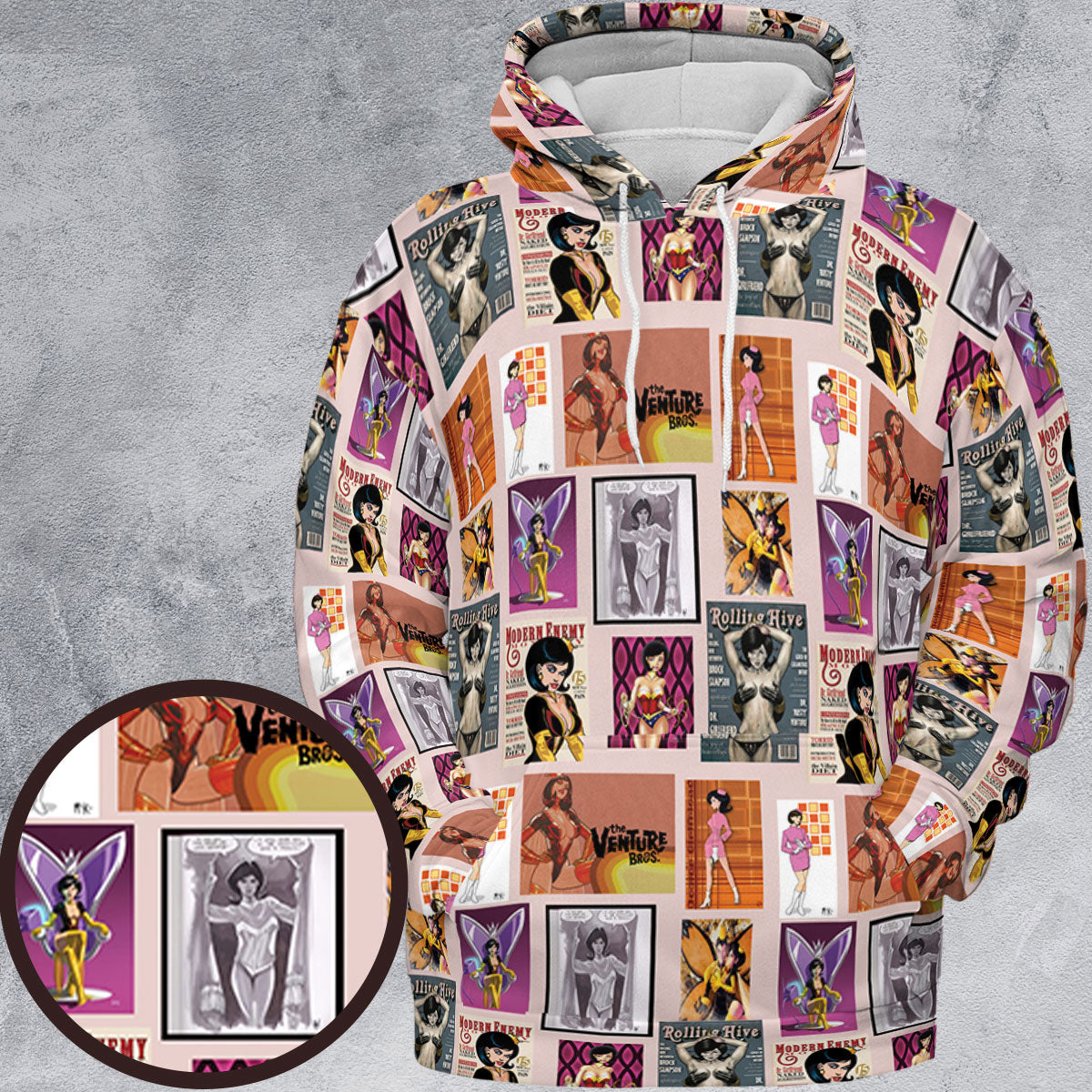 All-over Print Hoodie - 6K51FZQV