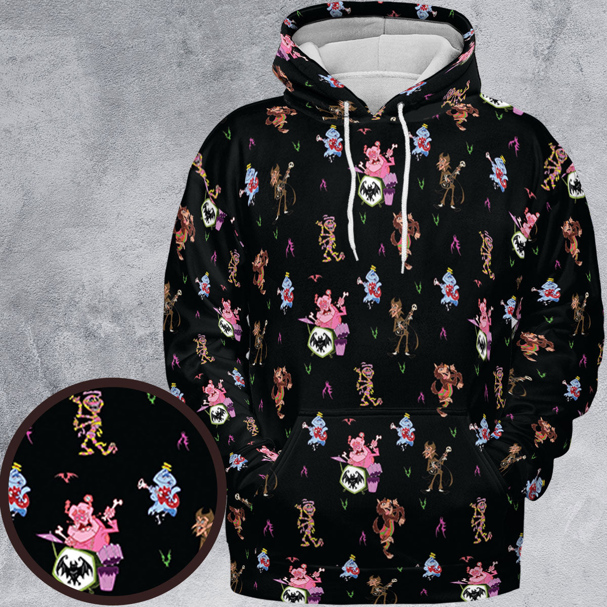 All-over Print Hoodie - 7EV2RJD4