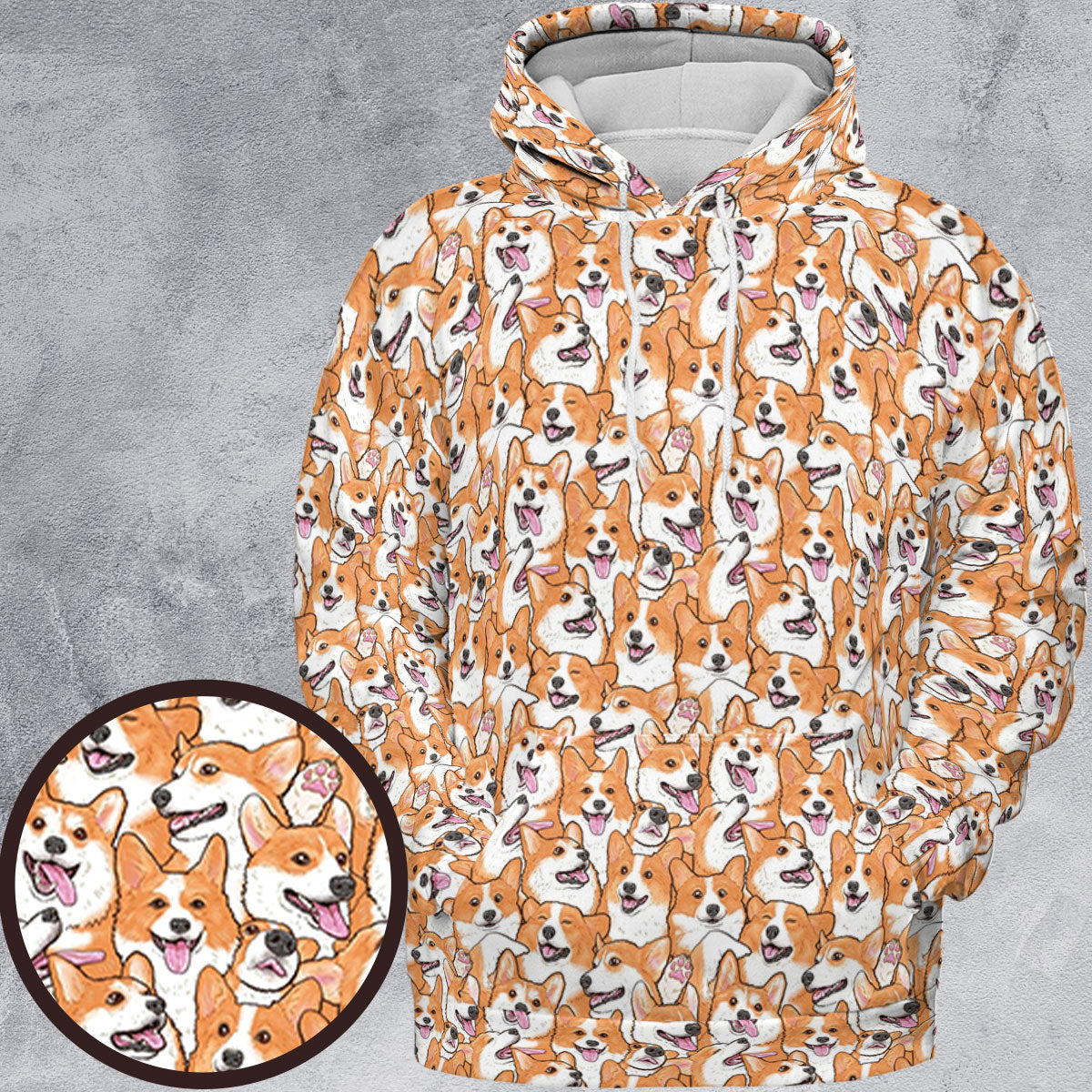 All-over Print Hoodie - 8KH1DRQ2