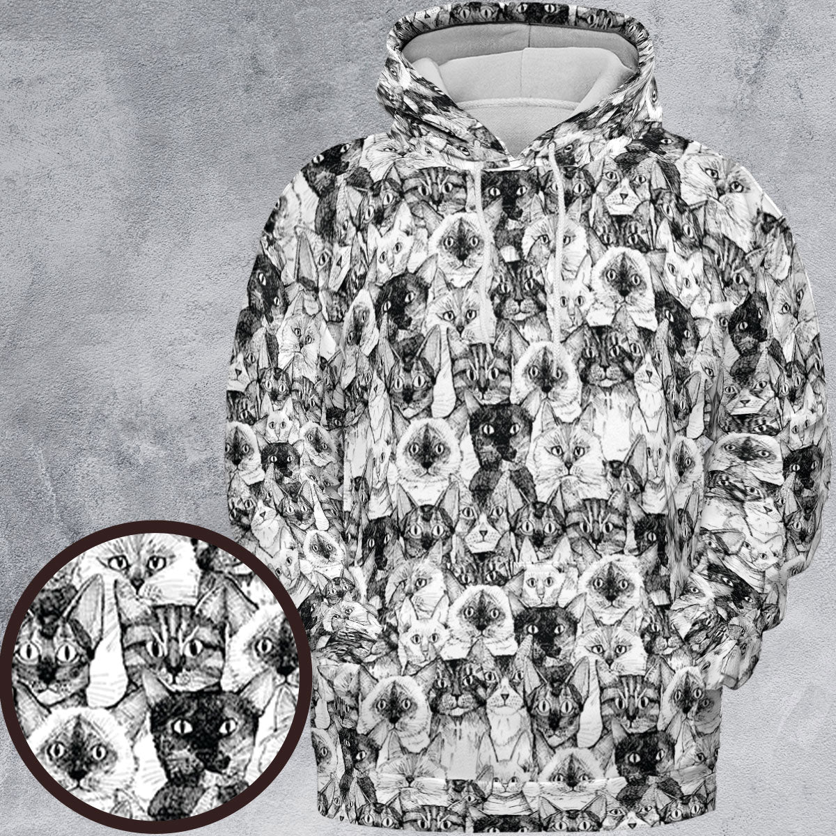 Just Cats All-over Print Hoodie