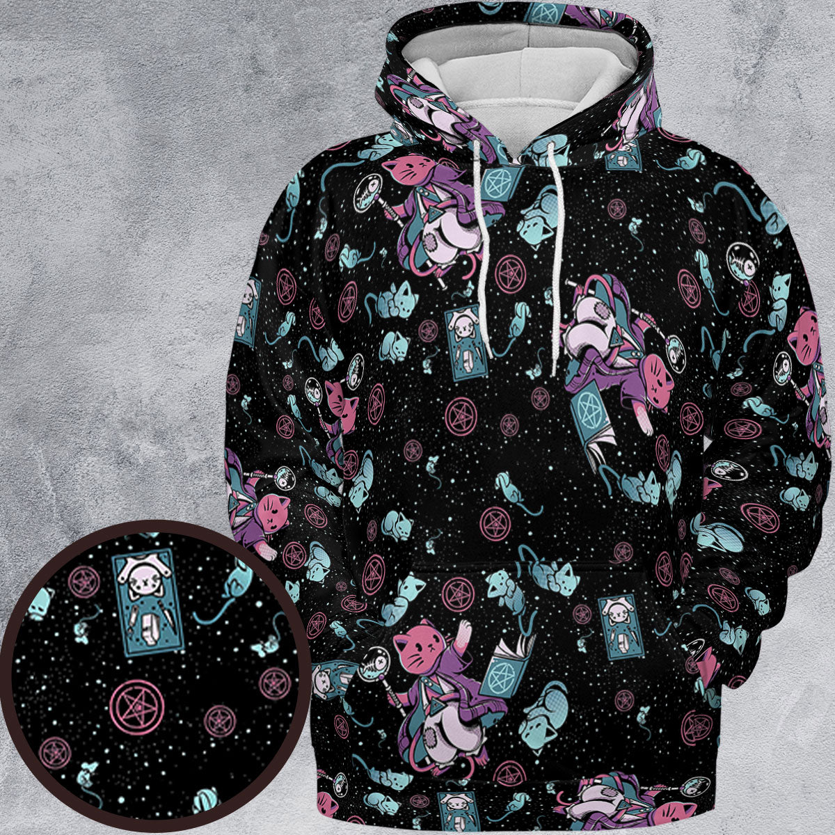 All-over Print Hoodie - 7T4ZU89J