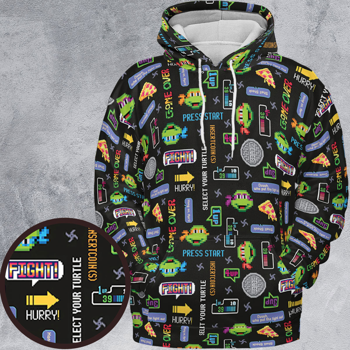 All-over Print Hoodie - ES8DNVRL