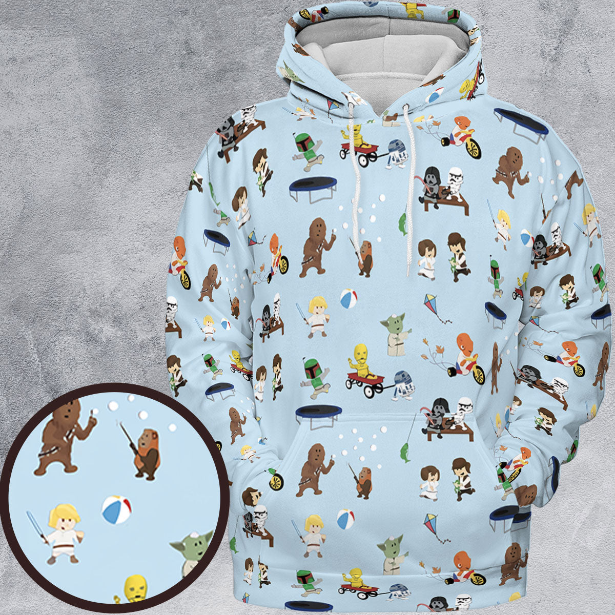All-over Print Hoodie - U5QSH8P4