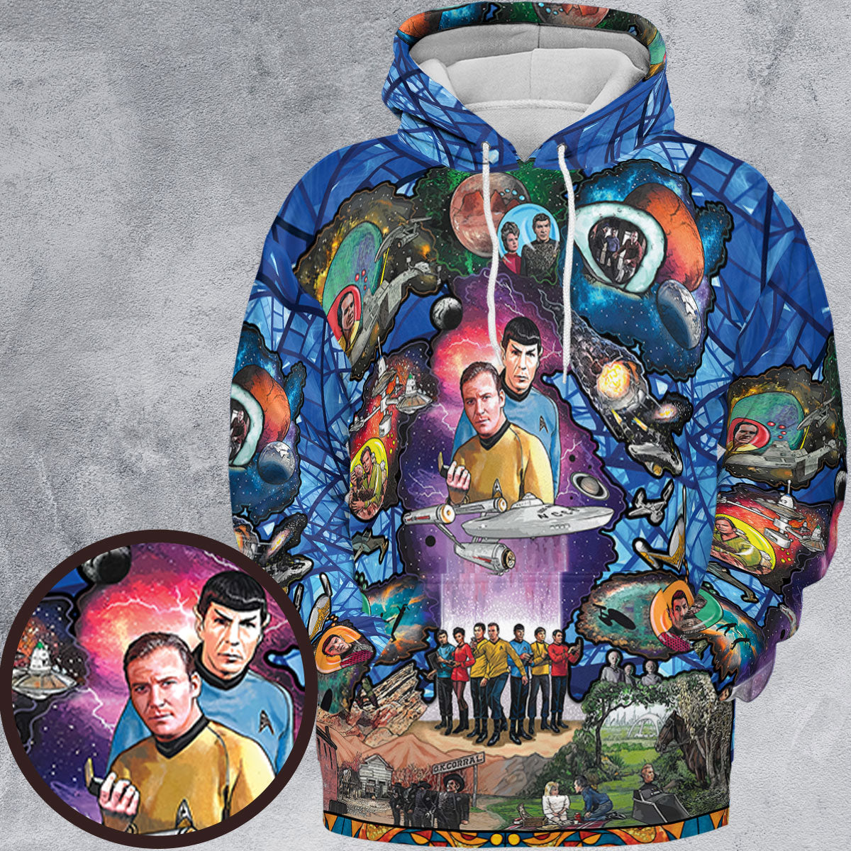 All-over Print Hoodie - RDG4KCL6