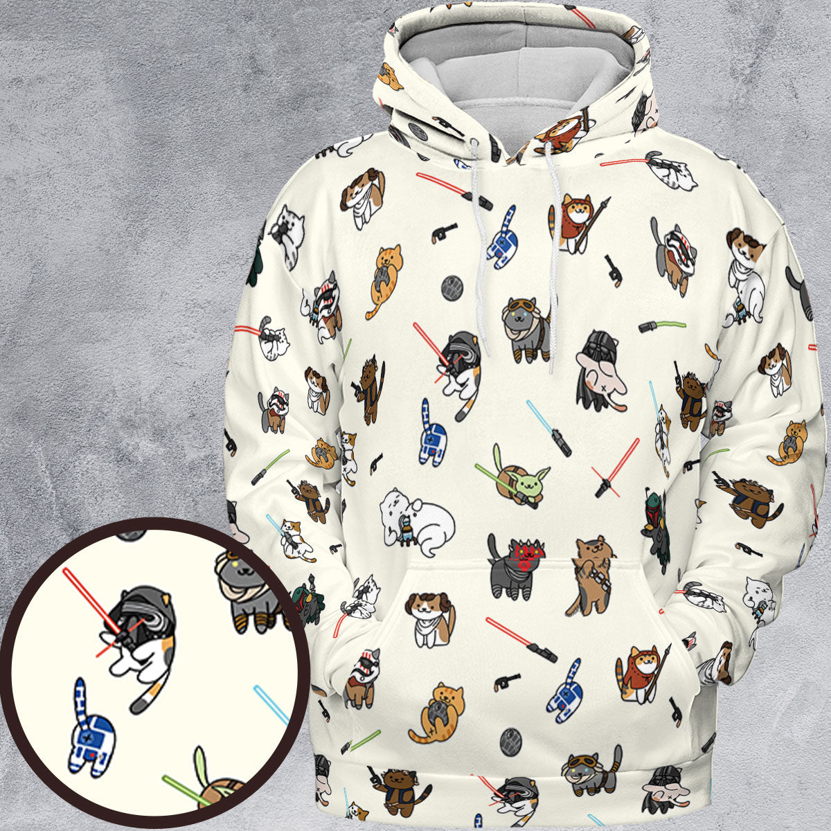 All-over Print Hoodie - E58ELSN1