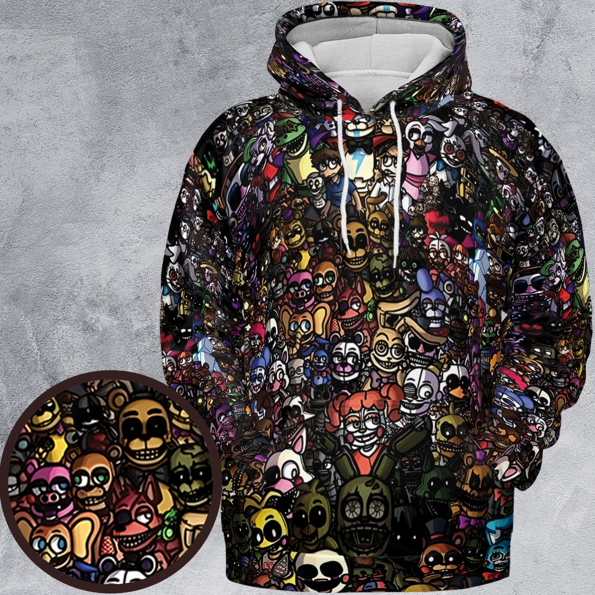 All-over Print Hoodie - 7XQWN7RV