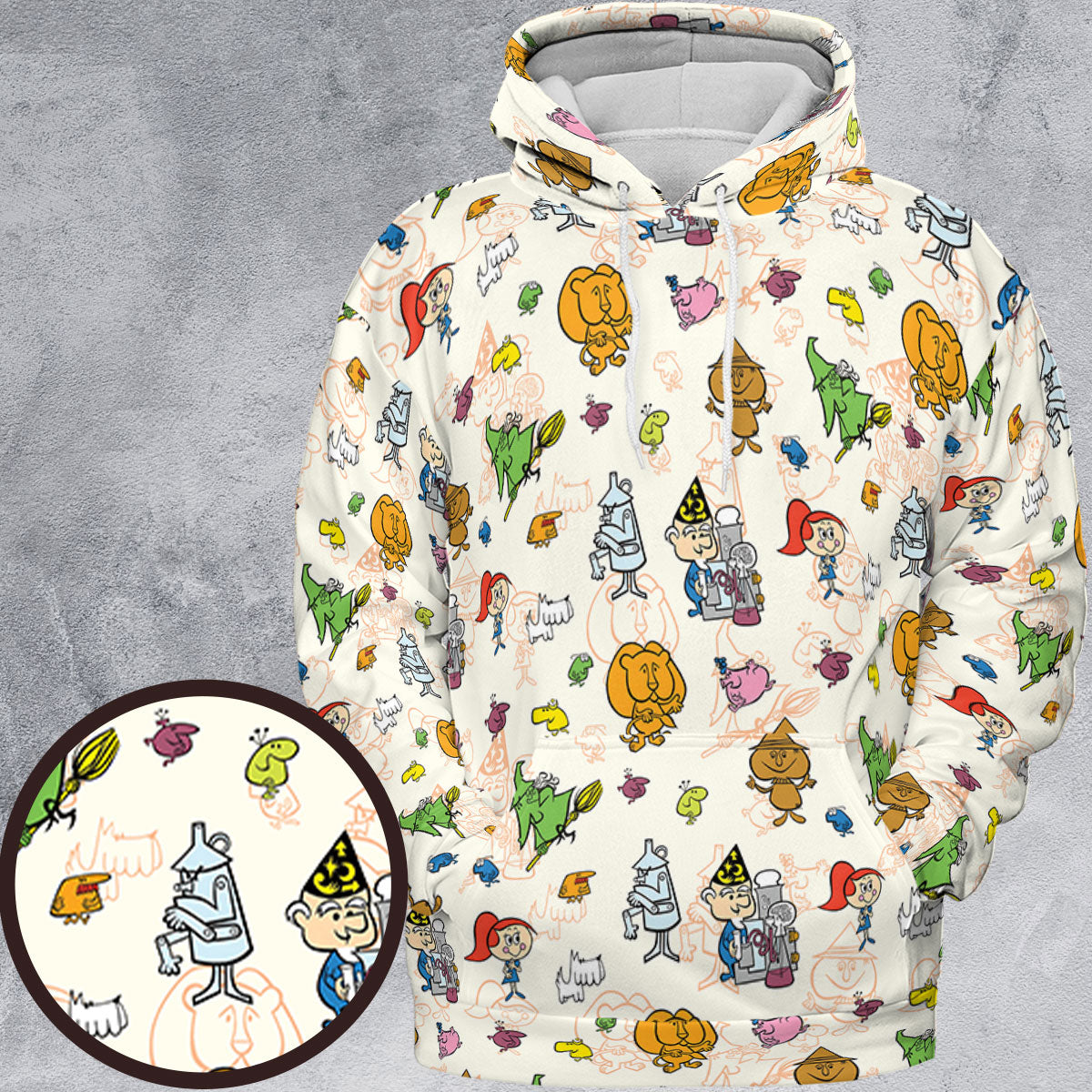 All-over Print Hoodie - 7S28CQPR
