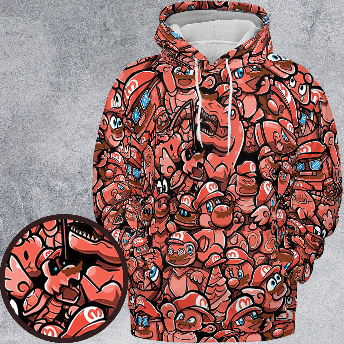 All-over Print Hoodie - 8UN1F8QA