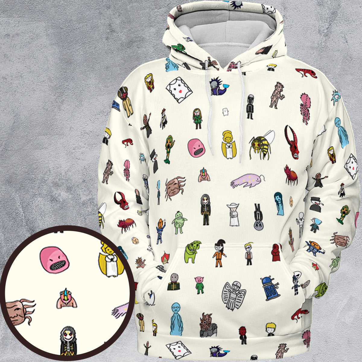 All-over Print Hoodie - 7FGU915E