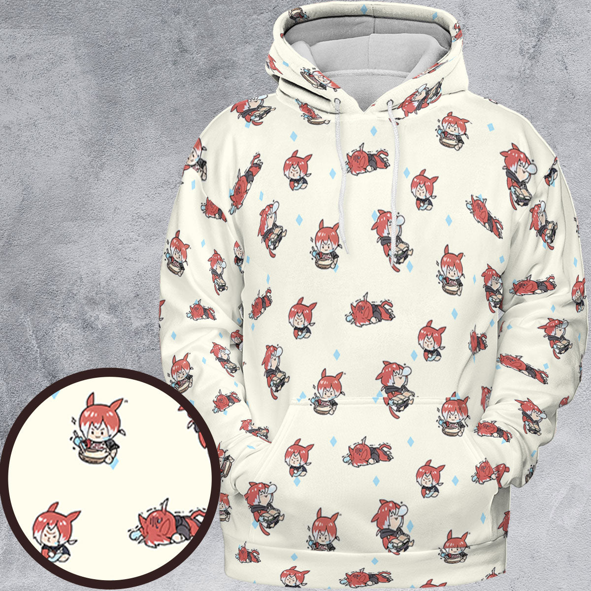 All-over Print Hoodie - JK4PXER4