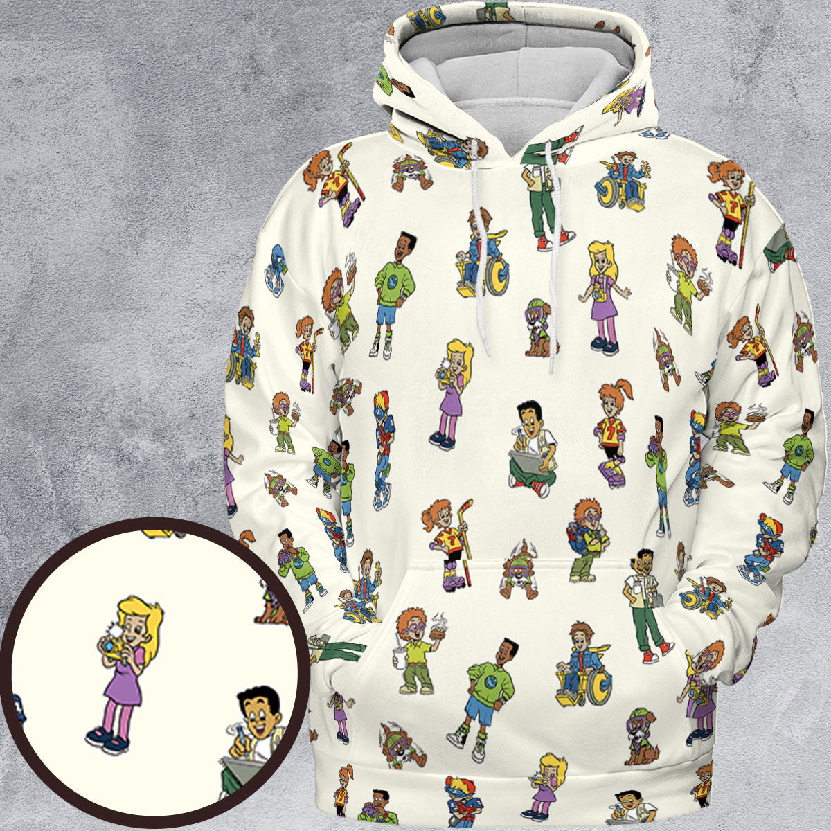 All-over Print Hoodie - BFVD9WSP