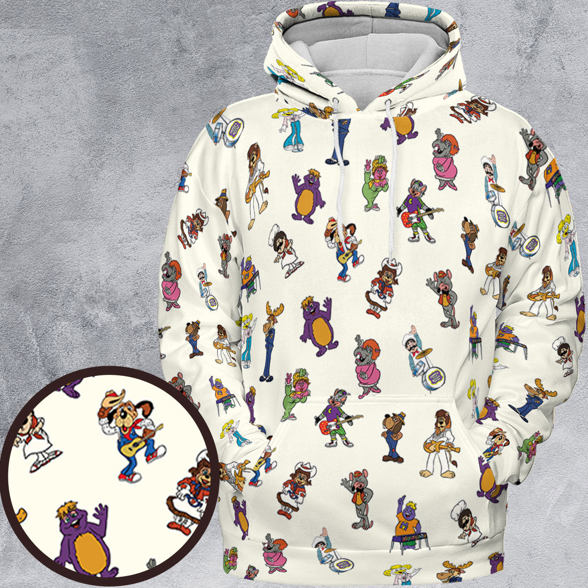 All-over Print Hoodie - TPWHV5G1
