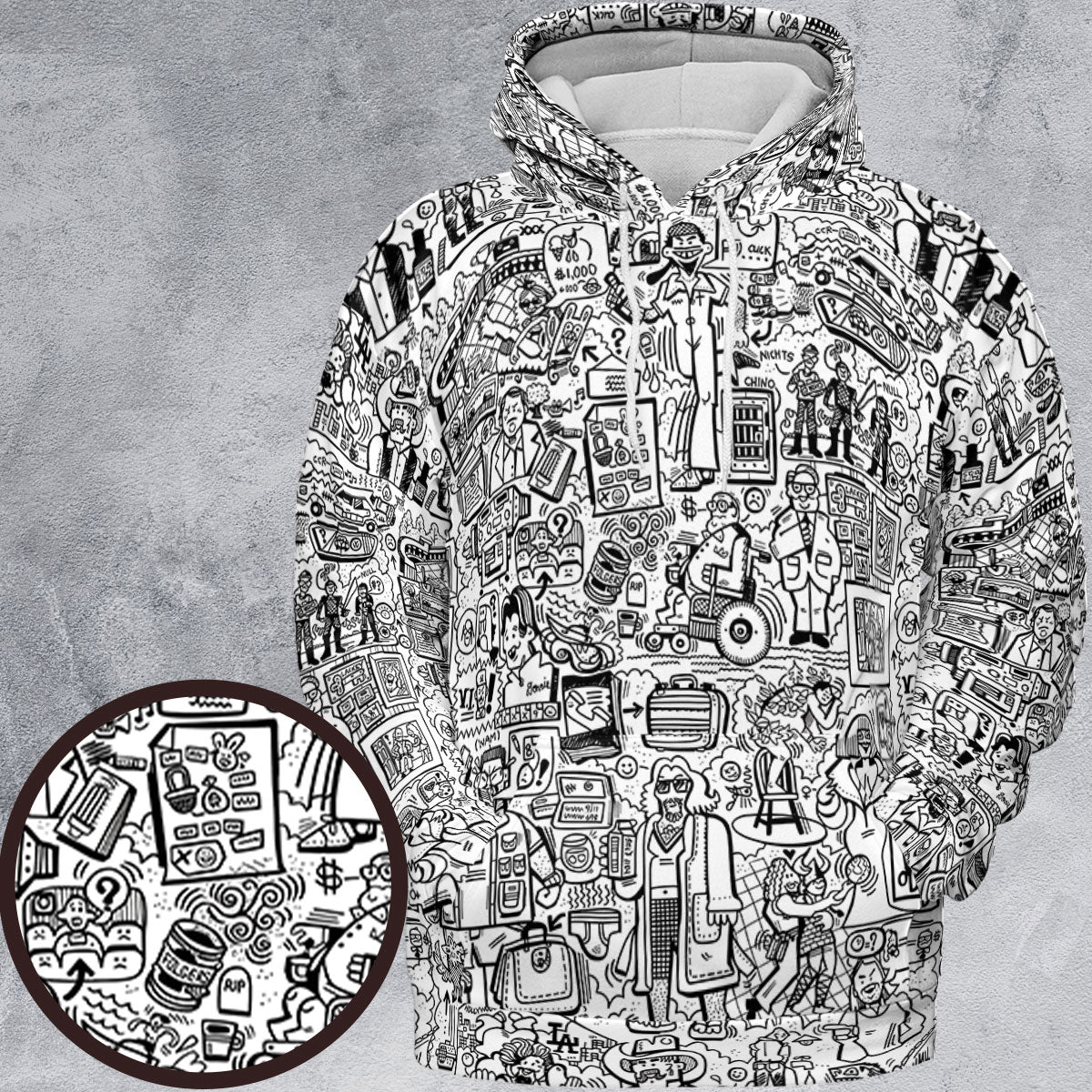 All-over Print Hoodie - 2JMQAVCA