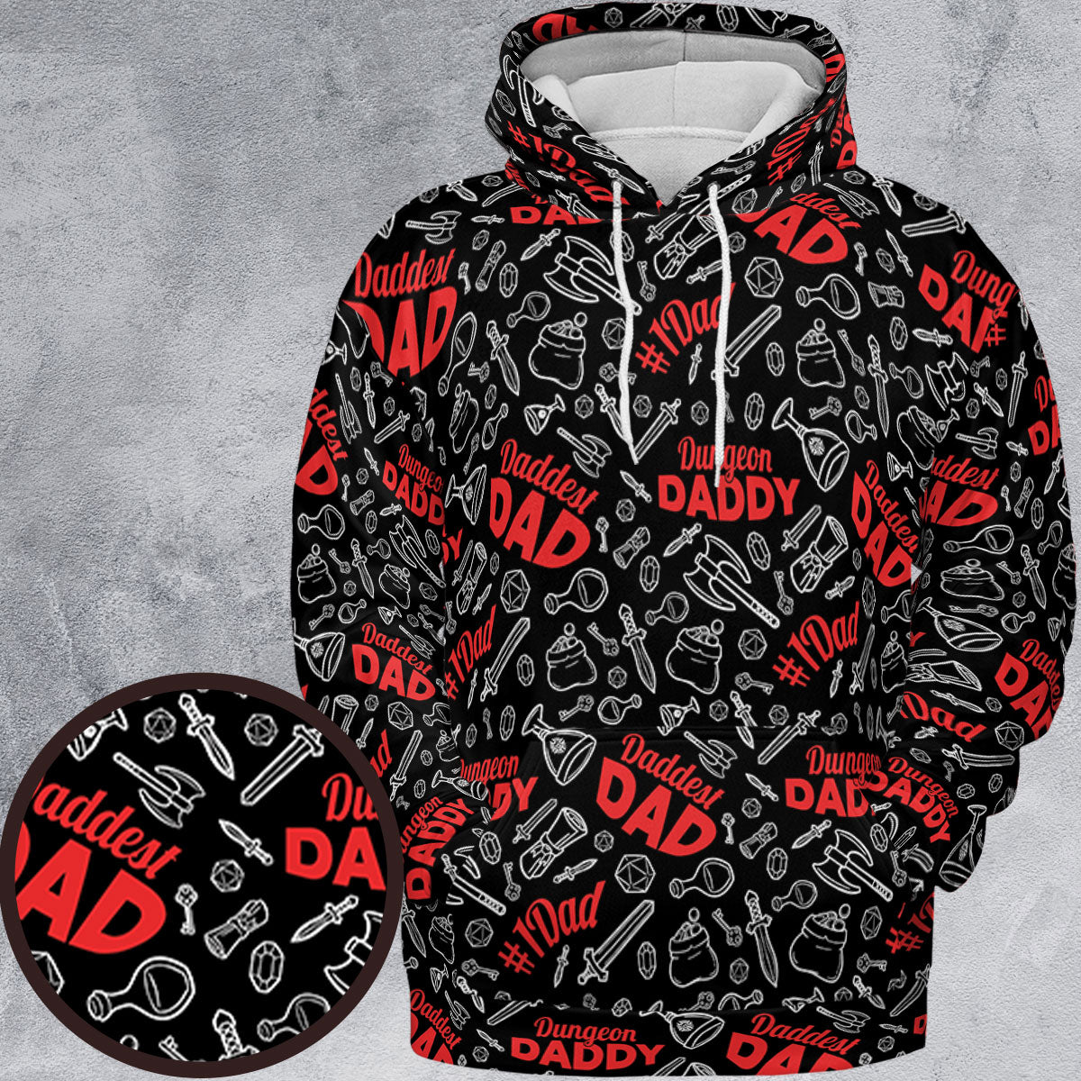 All-over Print Hoodie - Q54EVA5D