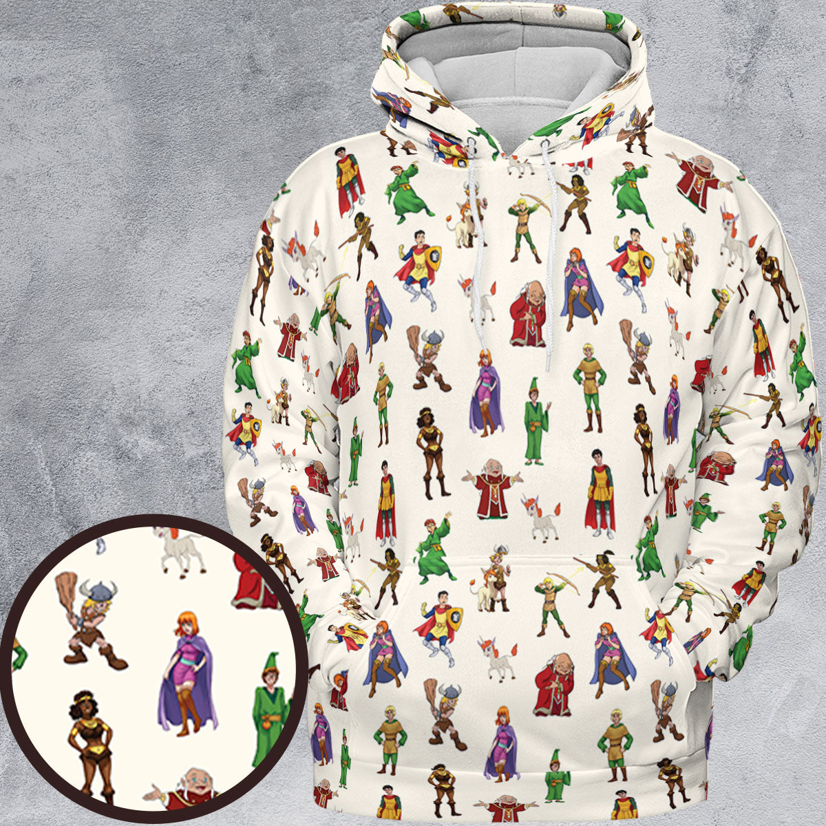 All-over Print Hoodie - XGRCN3LQ