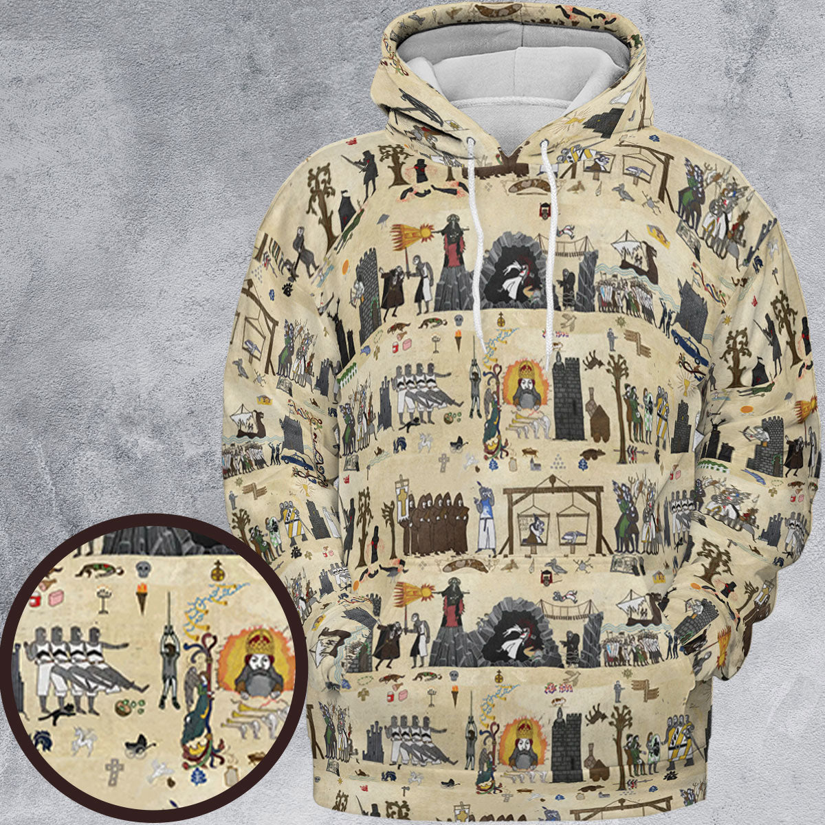 All-over Print Hoodie - 89D683BE