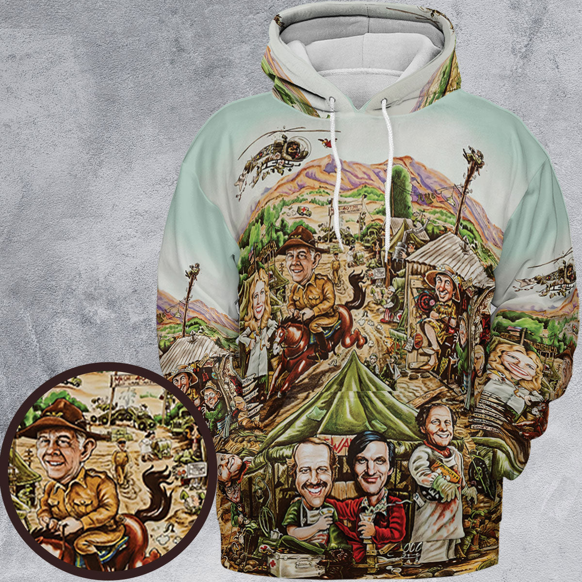 All-over Print Hoodie - KH2NQWWH