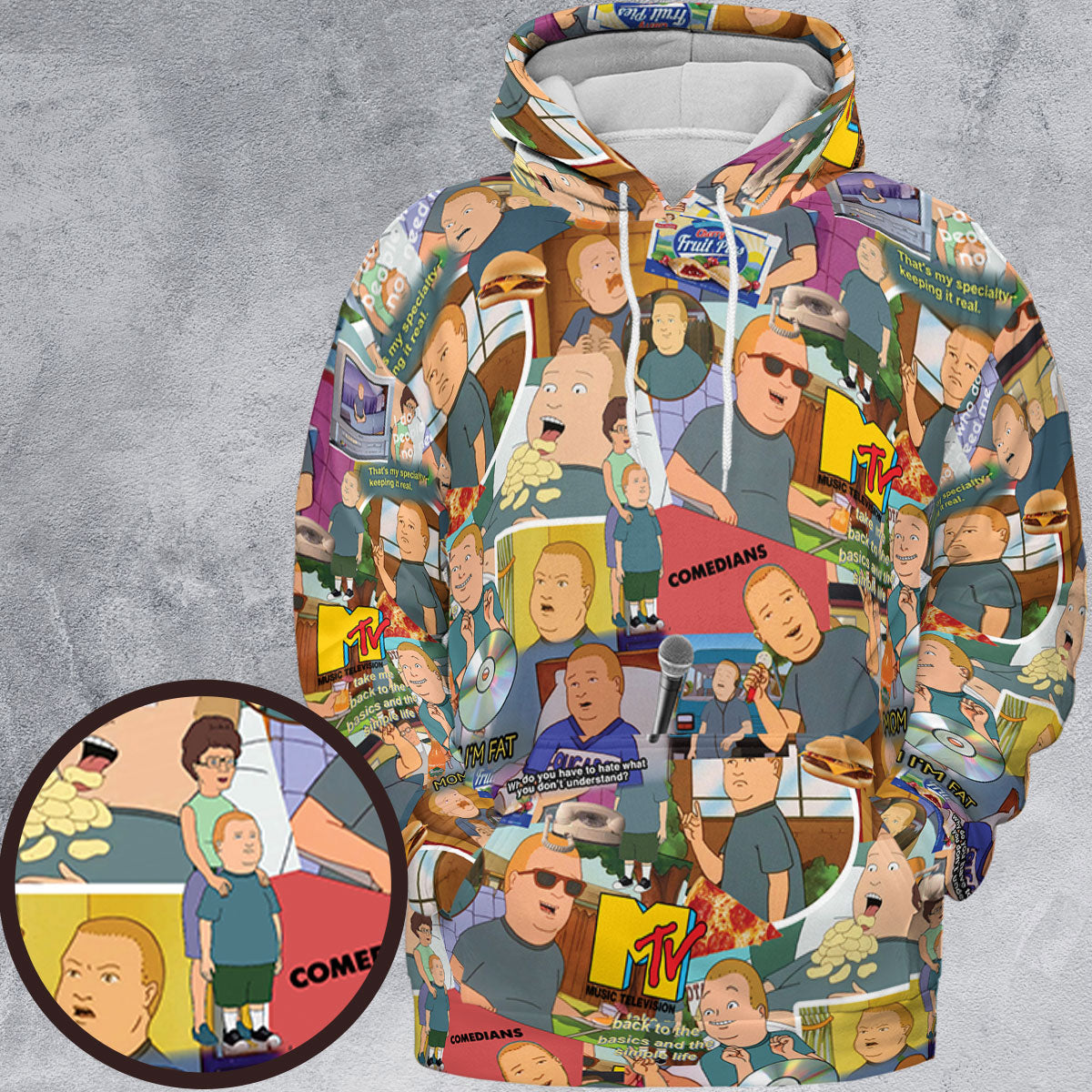 All-over Print Hoodie - YDKZ8LUQ