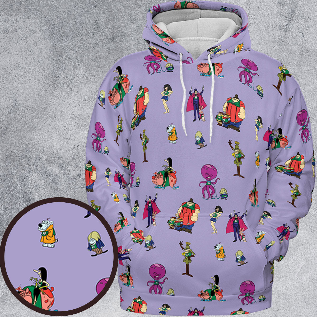 All-over Print Hoodie - ZXJA39WB