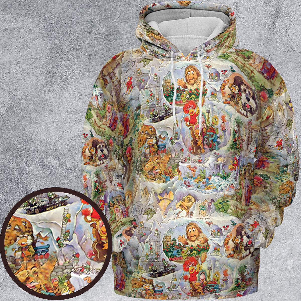 All-over Print Hoodie - HFW6Y4UE