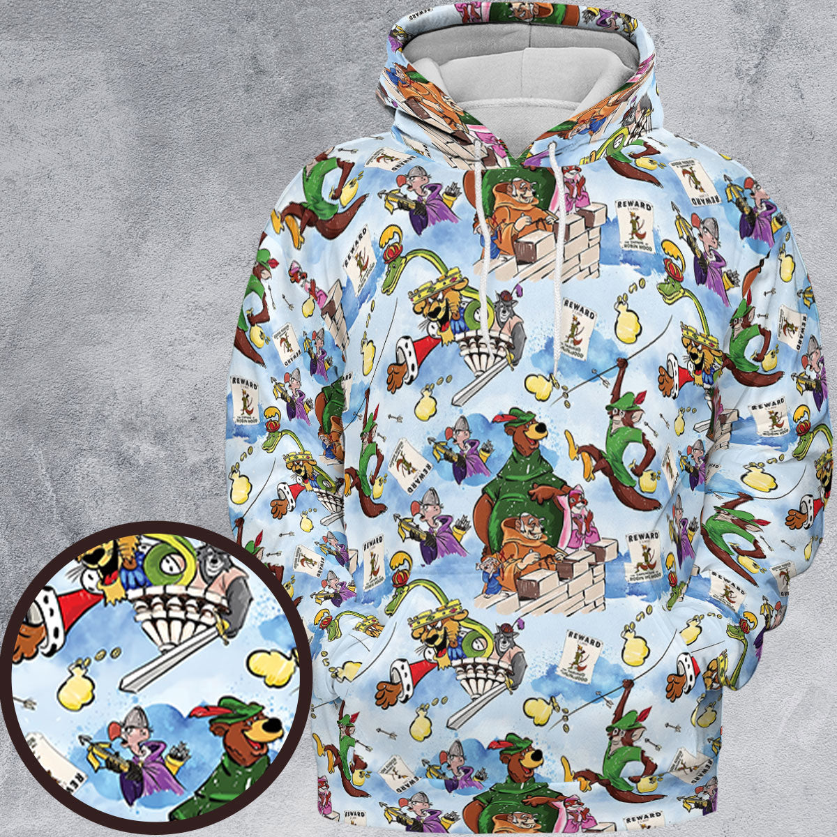 All-over Print Hoodie - BAXR2Y6Z