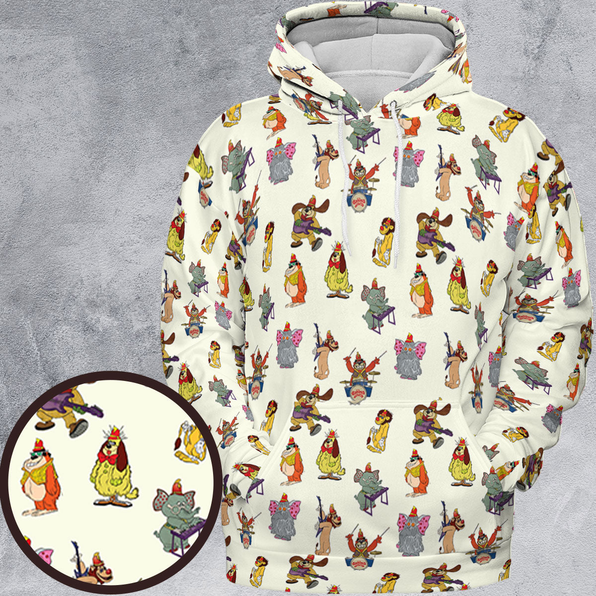 All-over Print Hoodie - 6S54LW47