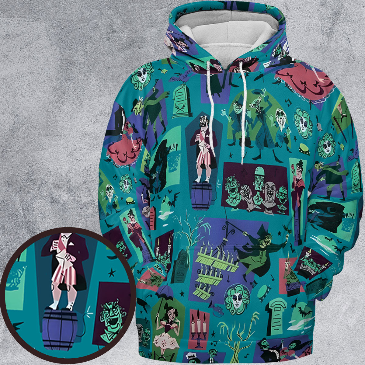 All-over Print Hoodie - 2F46MYS3