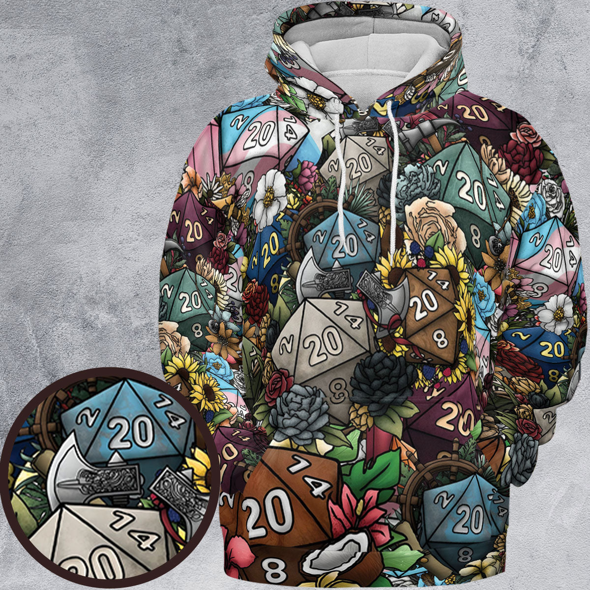 All-over Print Hoodie - F3L1CM48