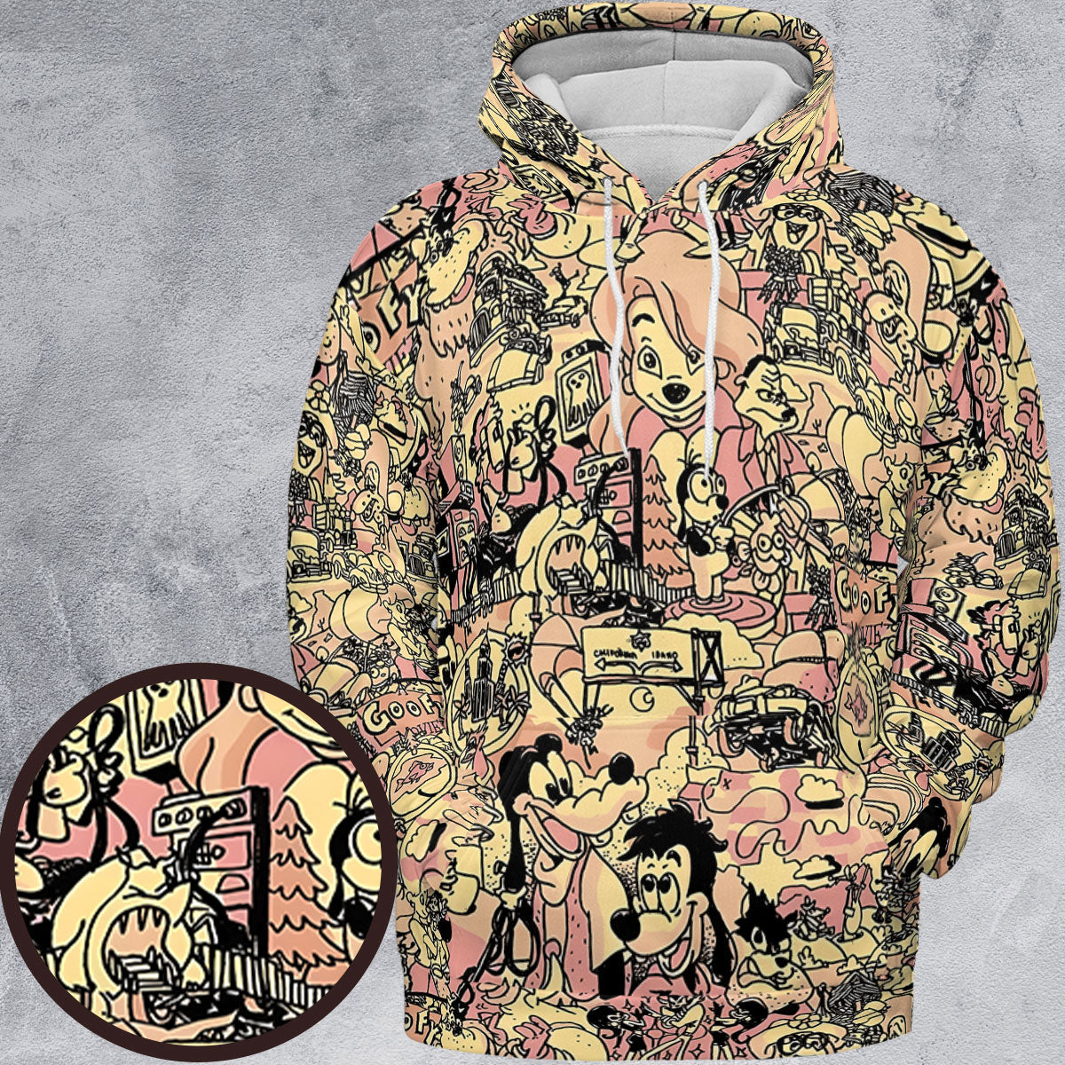 All-over Print Hoodie - 76U3WW4E