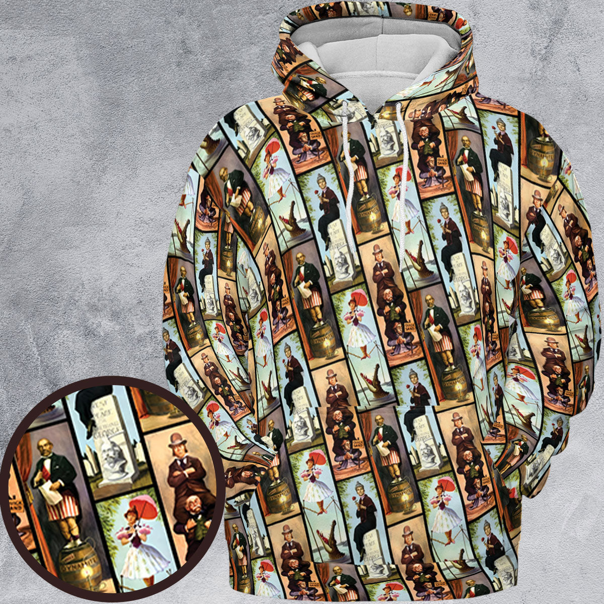 All-over Print Hoodie - 64469BF8