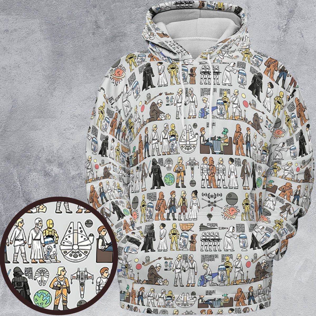 All-over Print Hoodie - 8ZF6MXK6