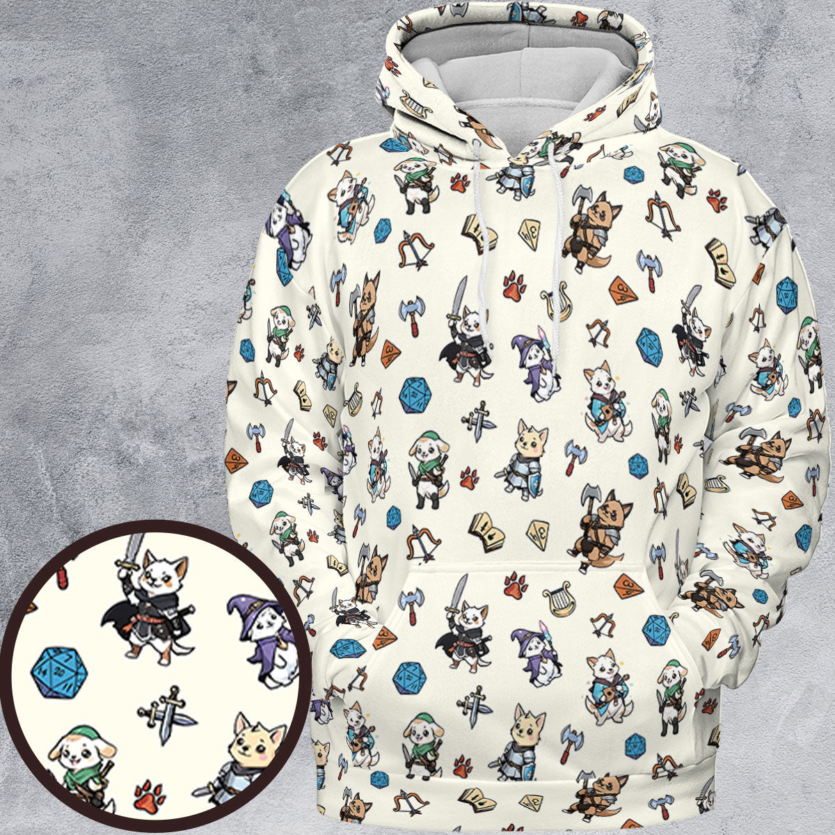 All-over Print Hoodie - GT43HK6E