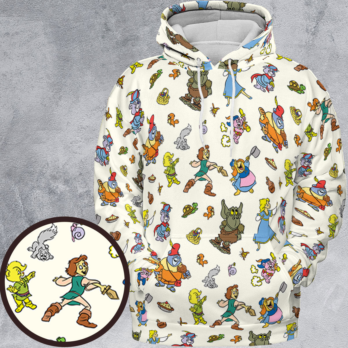 All-over Print Hoodie - LRZB9YKF
