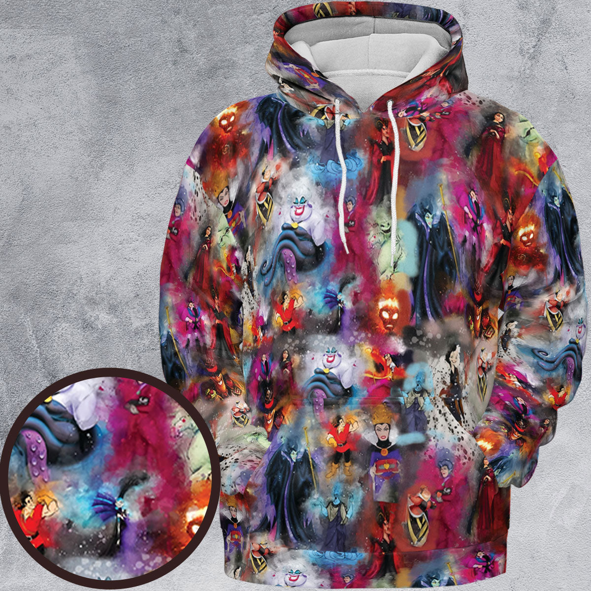 All-over Print Hoodie - F3XYVZEM