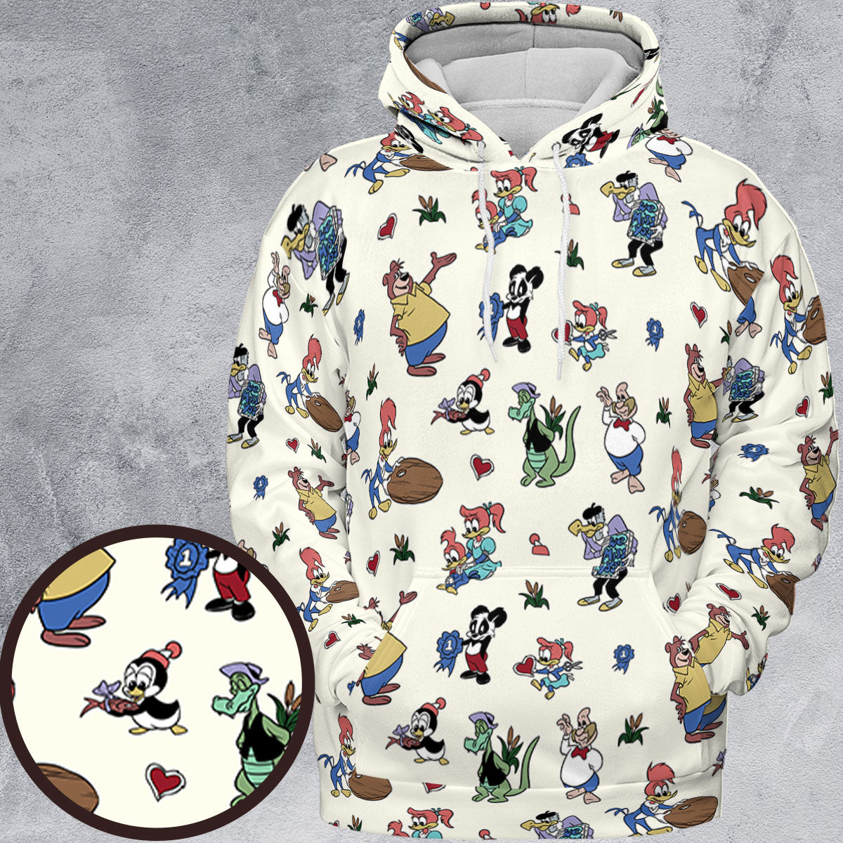 All-over Print Hoodie - NUWNJTM4