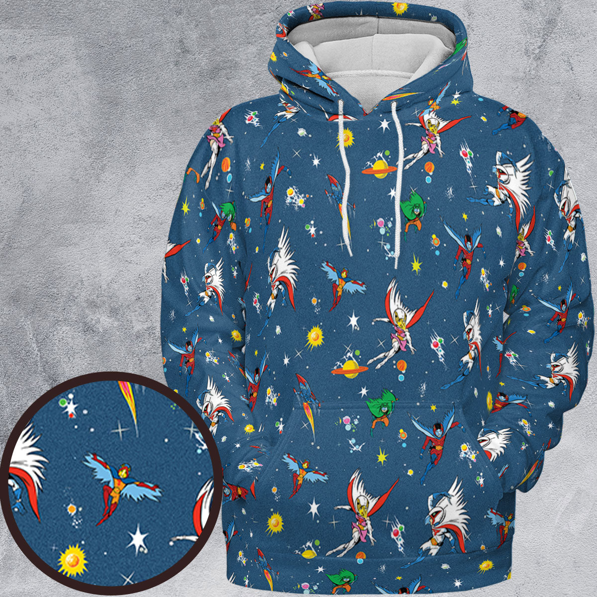 All-over Print Hoodie - B364HX7M